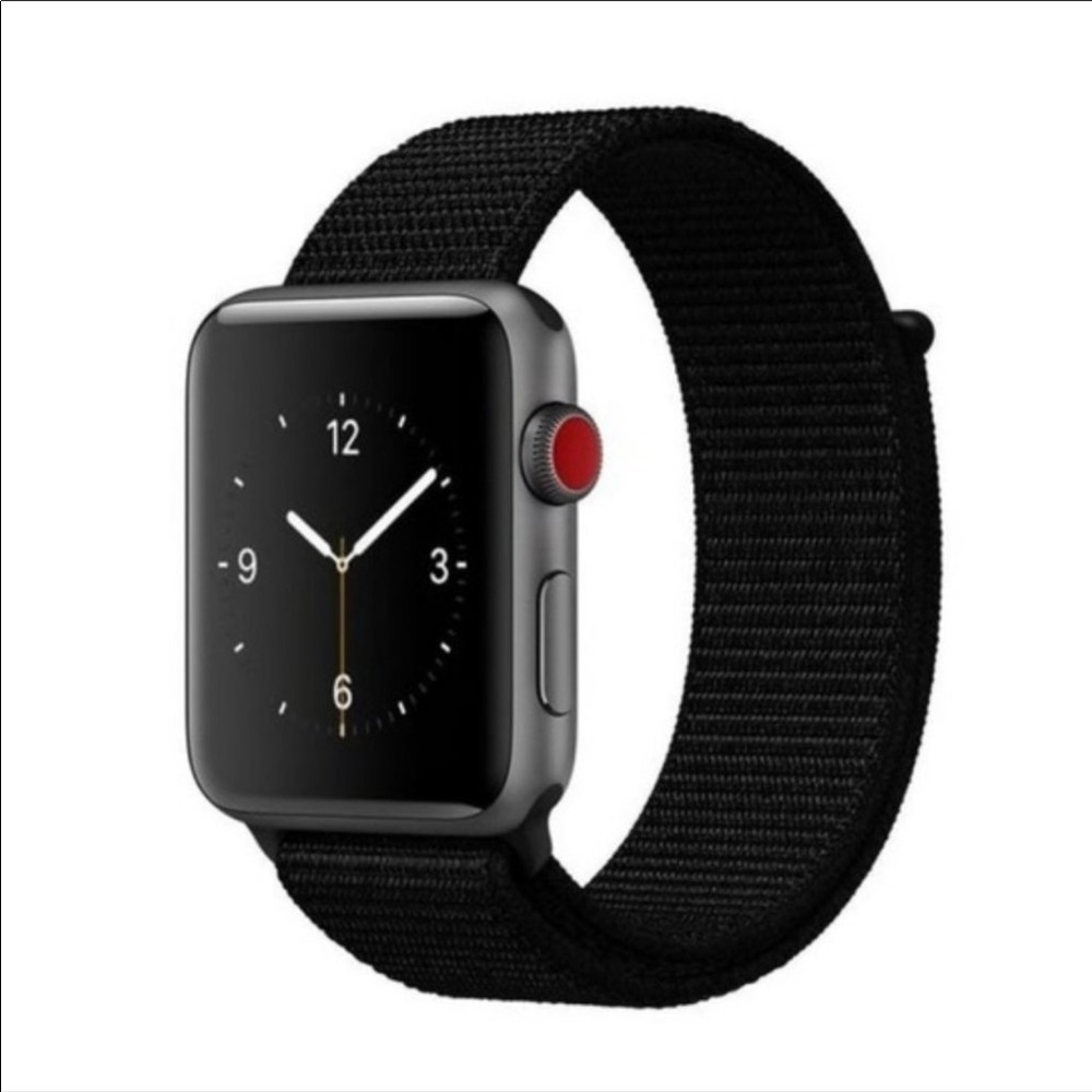 Black Sport Strap for Apple Watch